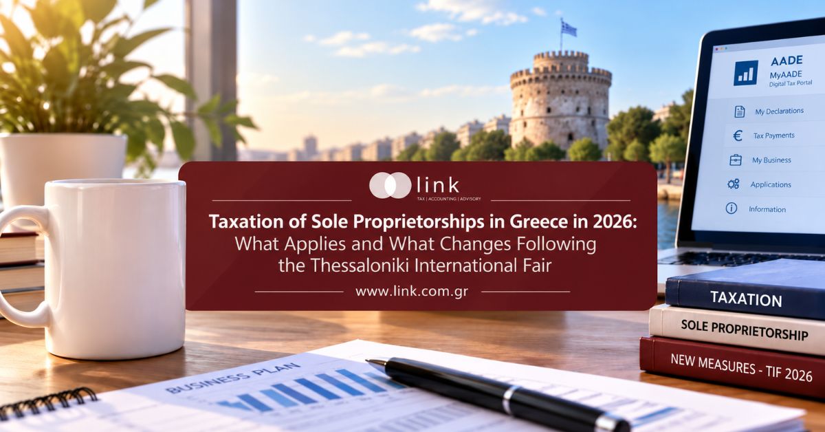 Sole proprietorship taxation in Greece in 2026 and changes to presumptive income rules